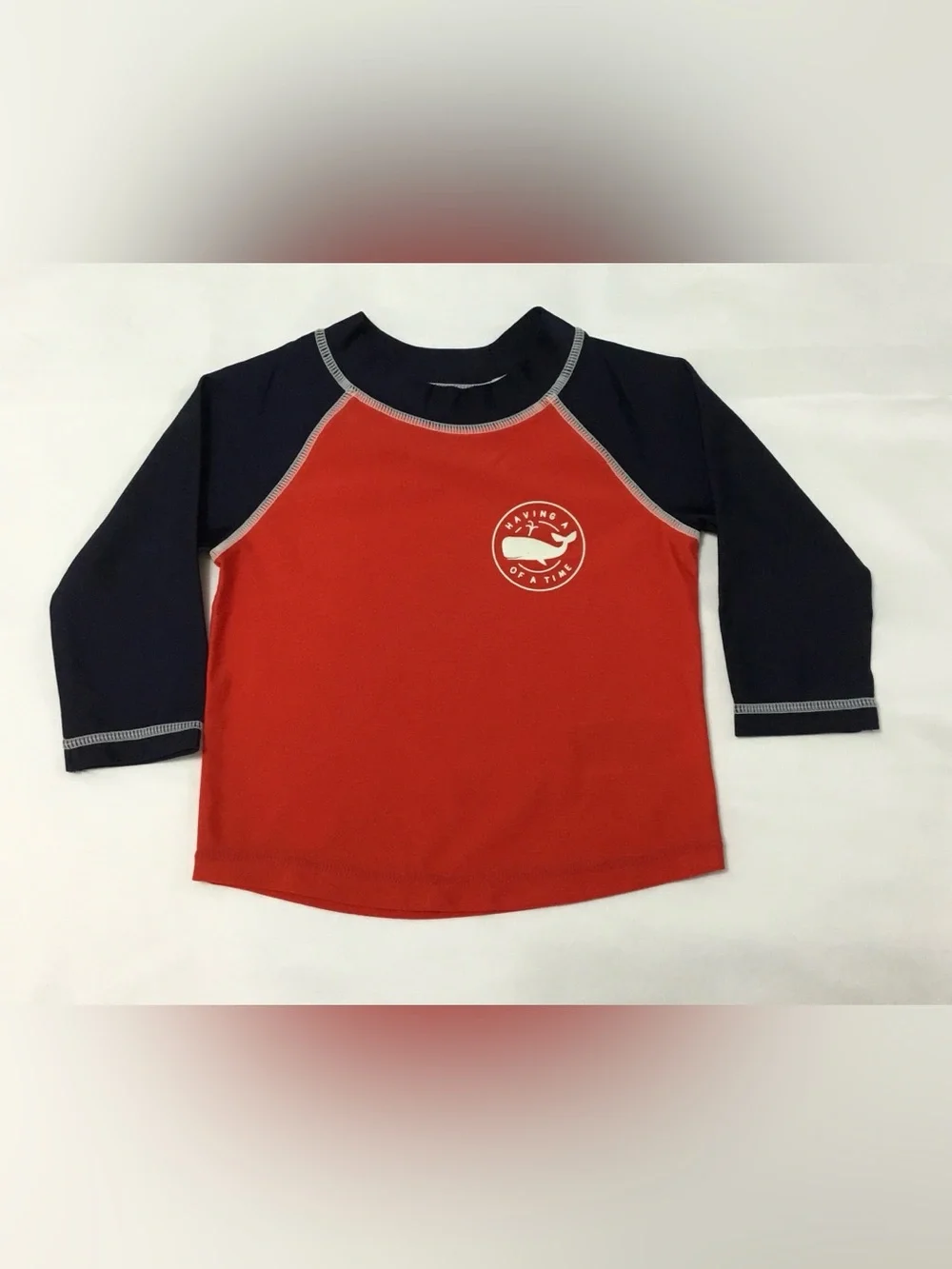 GAP Red & Navy Long-Sleeve Rashguard Set with Tie-Dye Hat - K120